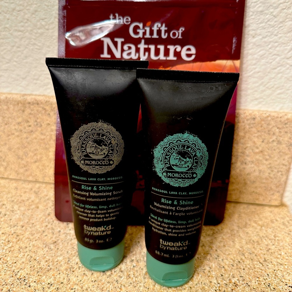 Tweaked rise and shine shampoo and conditioner